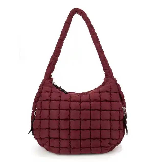 Babs + Birdie Ashton Puffer Hobo Tote  Bag