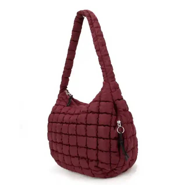 Babs + Birdie Ashton Puffer Hobo Tote  Bag