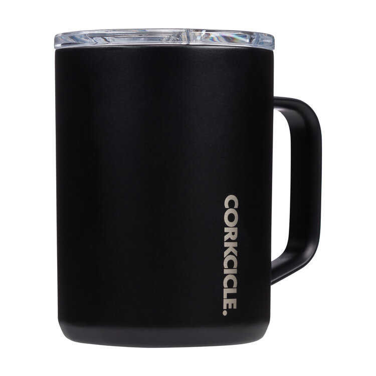 Corkcicle Tasse - Noir mat - 475 ml