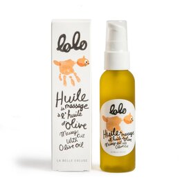 Lolo Huile de massage à l'huile d'olive - 60 ml