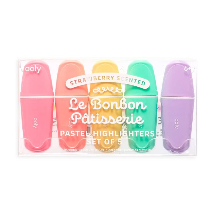 Ooly Surligneurs Le bonbon Patisserie parfumés (5)