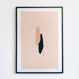 Fleur électrique Affiche Inspirer-Expirer - 12" x 18"