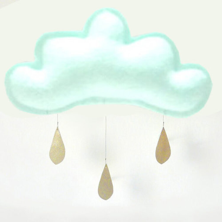 The Butter Flying Nuage à suspendre - Menthe