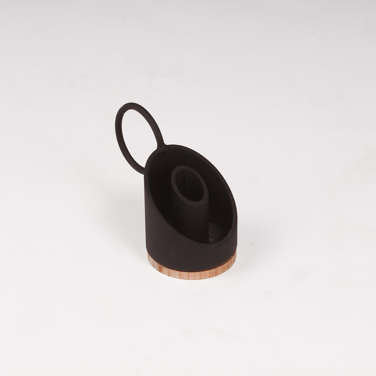 Alphabet Bougeoir en acier - Lilas