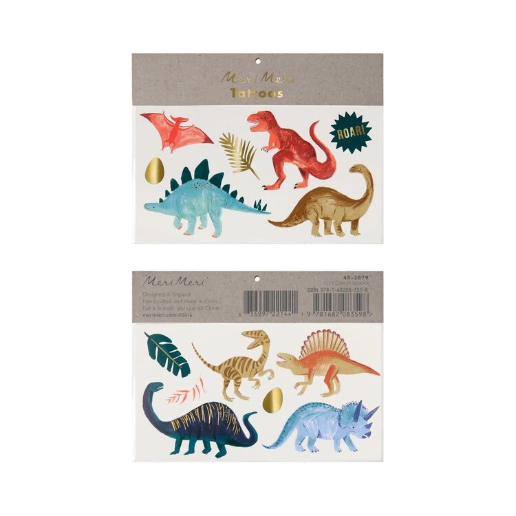 Meri Meri Tatouages - Dinosaure