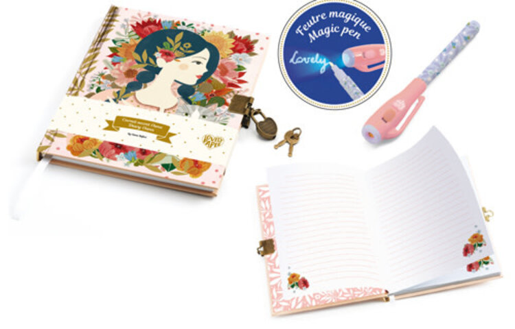 Djeco Carnet secret et feutre - Oana