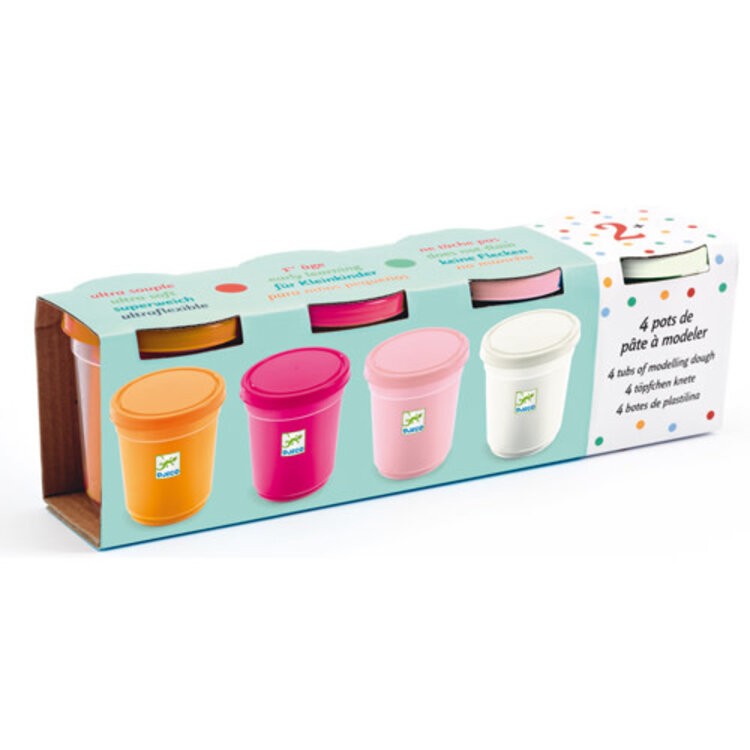 Djeco Pâte à modeler / 4 pots  / Sweet