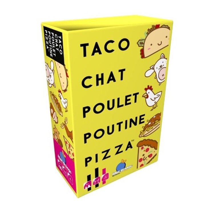 Blue Orange Jeu - Taco, Chat, Poulet, Poutine & Pizza!