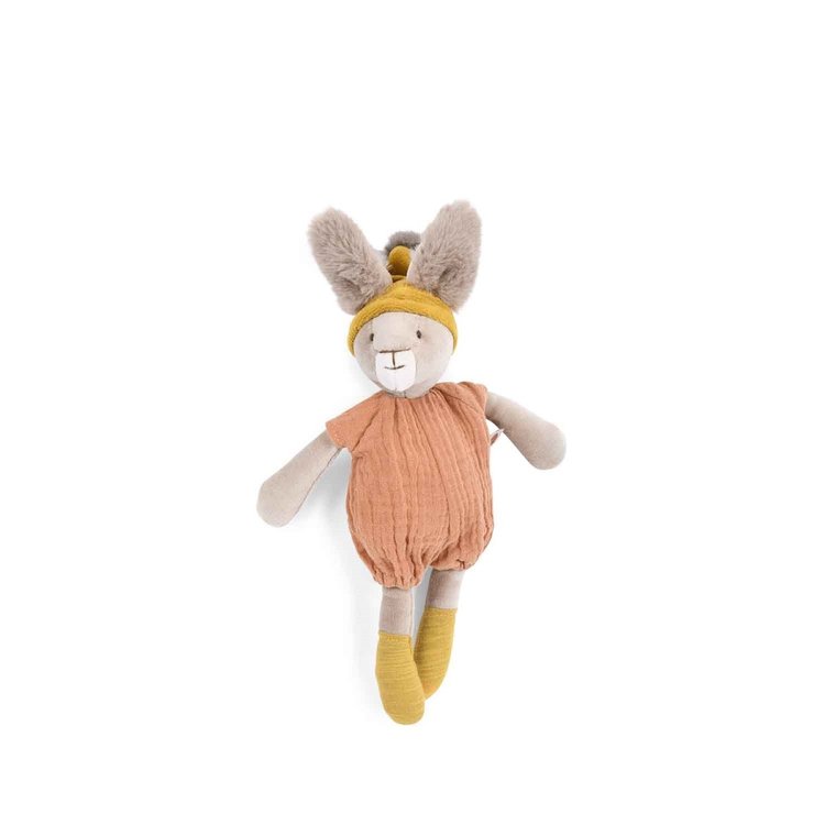 Moulin Roty Peluche - Trois Petits Lapins - Lapin terracotta