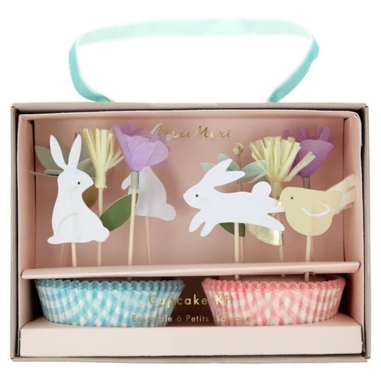 Meri Meri Ensemble pour cupcake - Lapin pastel