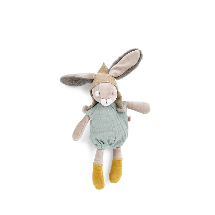 Moulin Roty Peluche - Trois Petits Lapins - Lapin sauge