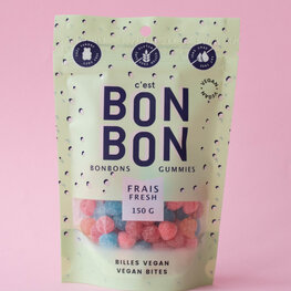 La boîte à bonbons Boîte à bonbons - 150 gr - Petites billes Vegan aux Fruits