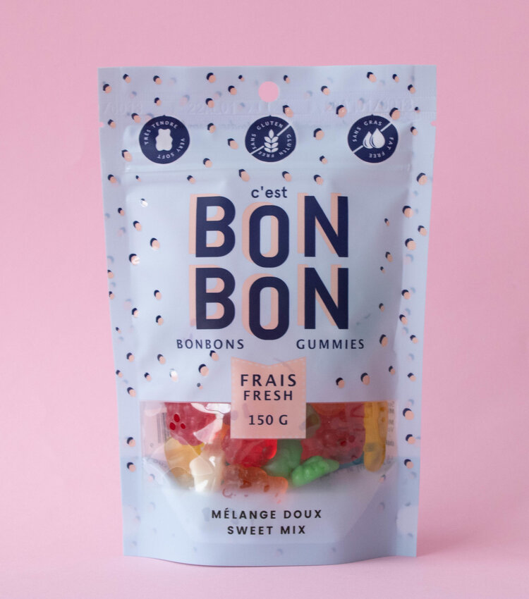 La boîte à bonbons Boîte à bonbons - 150 gr - Mélange Doux
