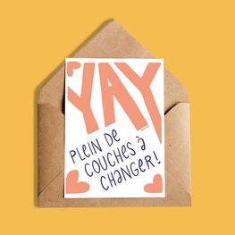 Darveelicious Carte de souhaits -  Plein de couches