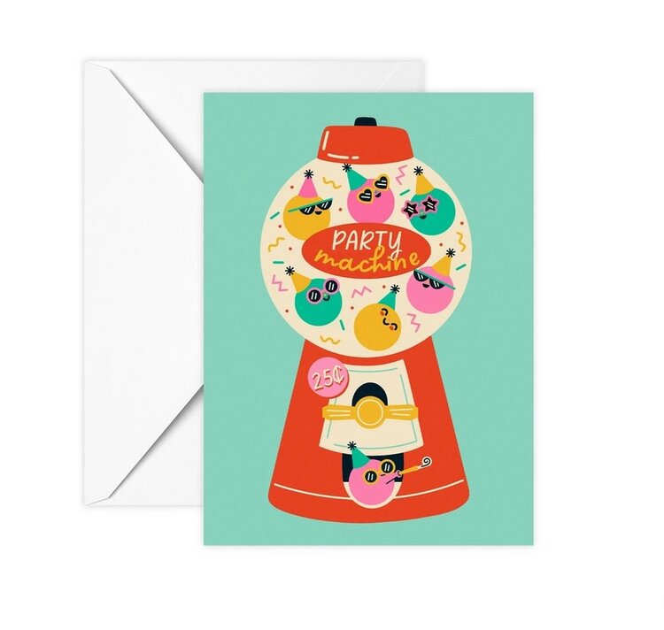 Club Pastel Carte de souhaits -  Party Machine