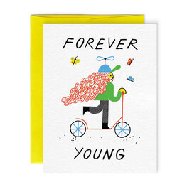 Paperole Carte de souhaits -  FOREVER YOUNG
