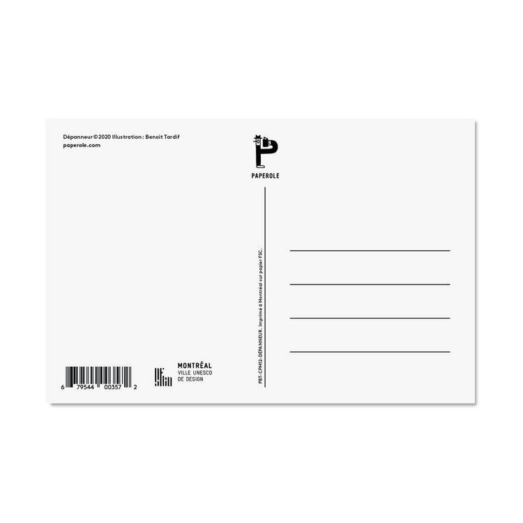 Paperole Carte postale -  DÉPANNEUR