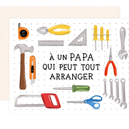 Paige &Willow Carte de souhaits -  Papa peut arranger