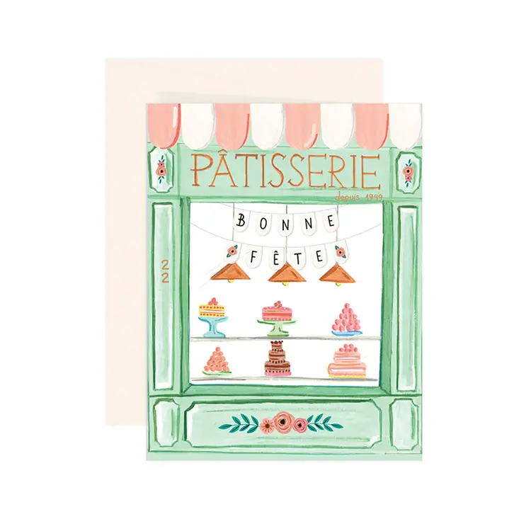 Paige &Willow Carte de souhaits -  Pâtisserie