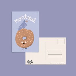Anne-Julie Dudemaine Carte postale -  Bagel