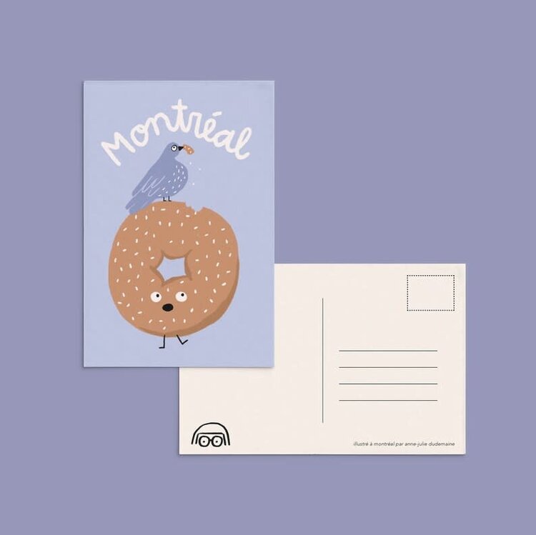 Anne-Julie Dudemaine Carte postale -  Bagel