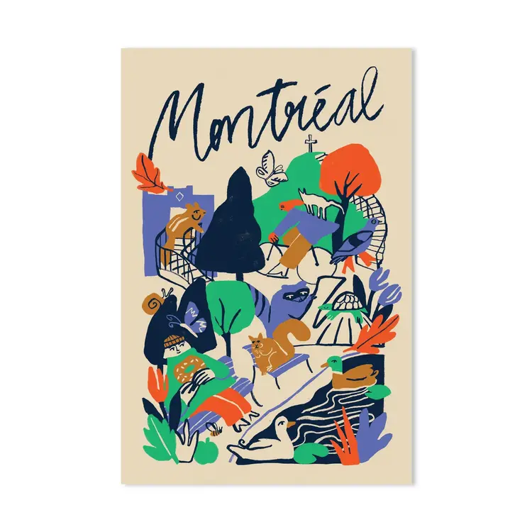 Paperole Carte postale - BALADE À MONTRÉAL