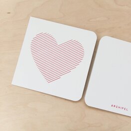 Atelier Archipel Carte - Coeur - W-RF