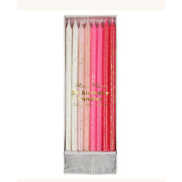 Meri Meri Chandelles assorties - Rose