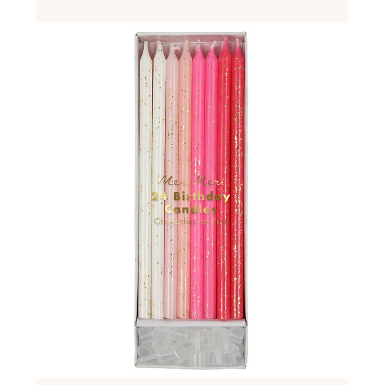 Meri Meri Chandelles assorties - Rose