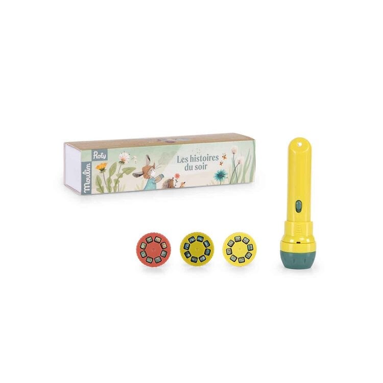 Moulin Roty Lampe à histoire  Trois Petits Lapins