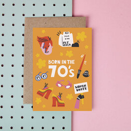 Rumble Cards Carte de souhaits -  Born in the 70's