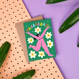 Rumble Cards Carte de souhaits -  Yaaaaay!