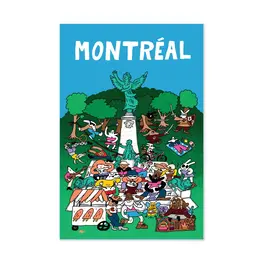 Paperole Carte postale -  MONTRÉAL TAM TAMS