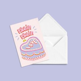 Anne-Julie Dudemaine Carte de souhaits -  Plein plein de love