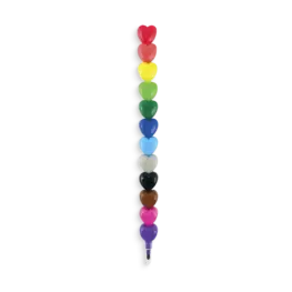 Ooly Crayons à empiler - Coeur
