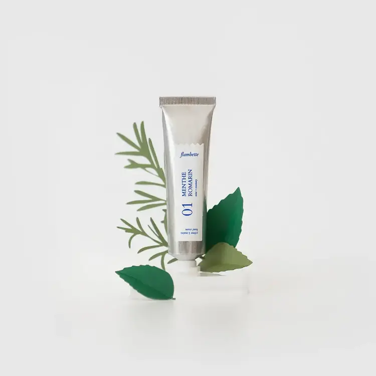 Flambette Crème à mains - Menthe + Romarin - 30ml