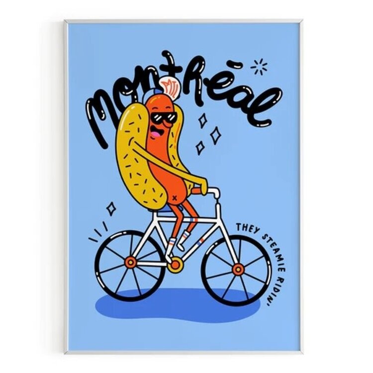 Club Pastel Affiche  8,5” x 11” - They steamie rollin'