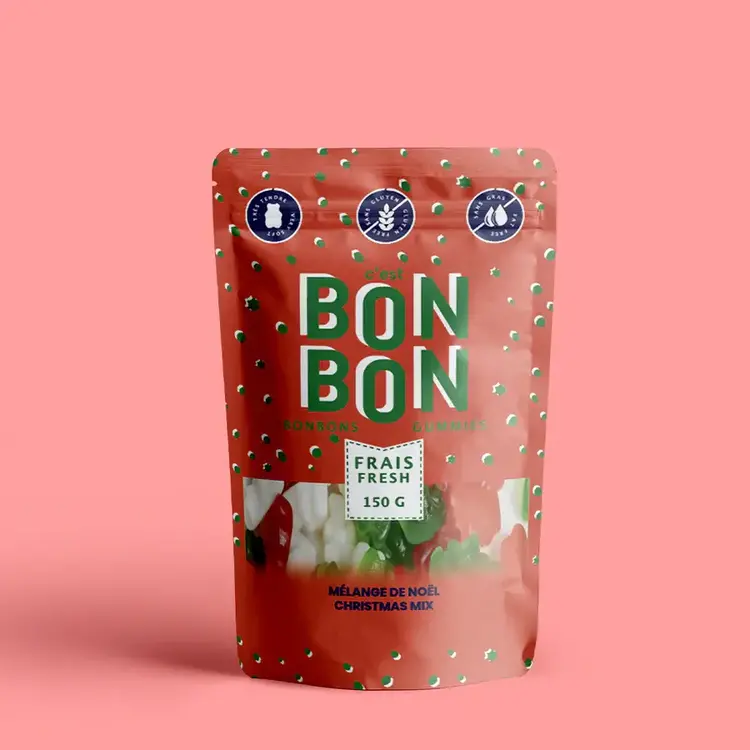 La boîte à bonbons Boîte à bonbons - 150 gr - Noël