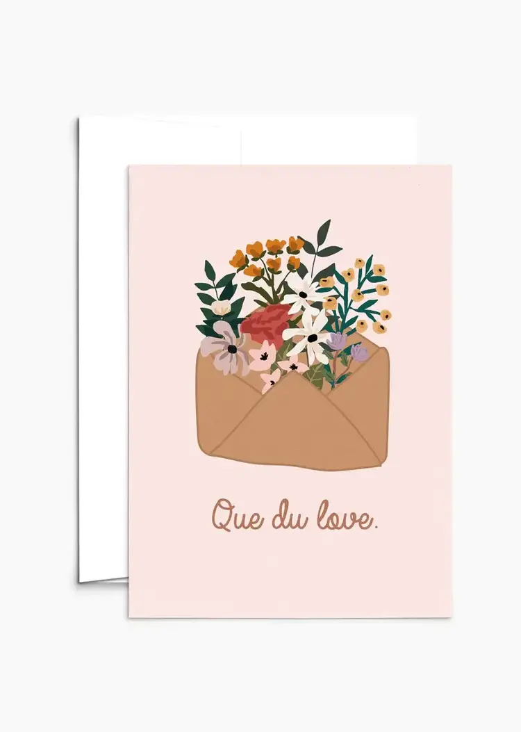 Mimi & August Carte de souhaits -  Que du love