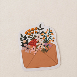 Mimi & August Autocollant -  Enveloppe de fleurs