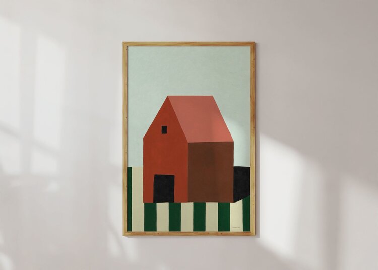 mpgmb Affiche - Les Chaumières IIII - 18x24