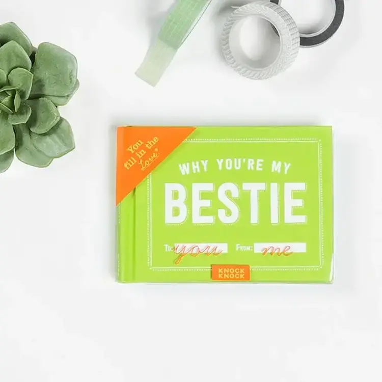 Knock Knock Why You're My Bestie - Livre à compléter