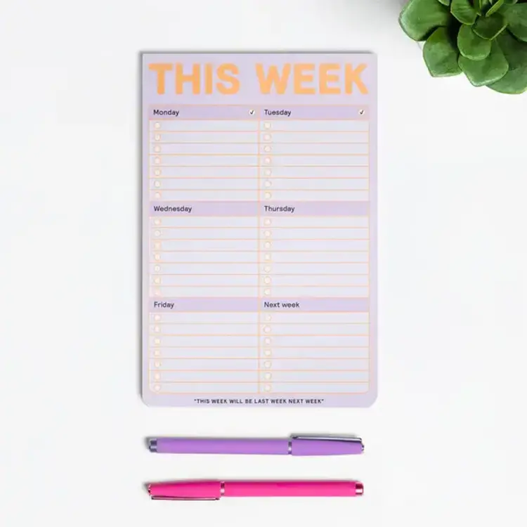 Knock Knock Bloc-notes autocollant - This Week