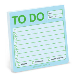 Knock Knock Bloc-notes autocollant - To Do - Pastel