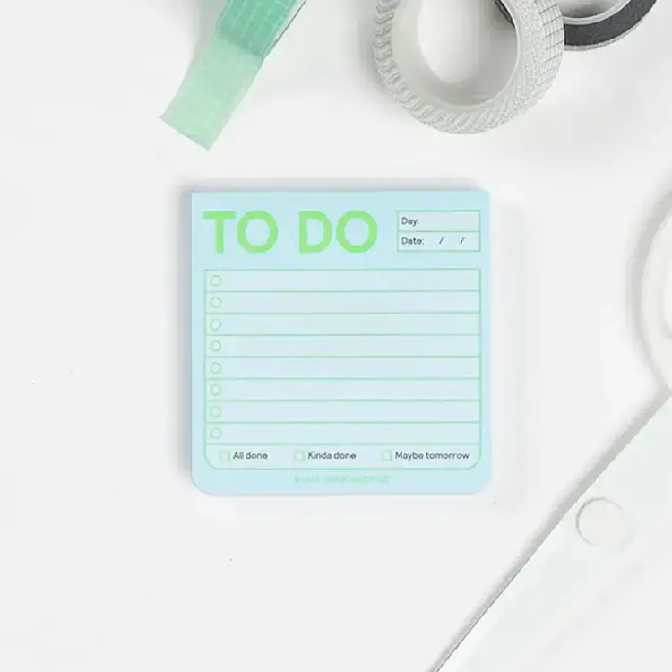 Knock Knock Bloc-notes autocollant - To Do - Pastel