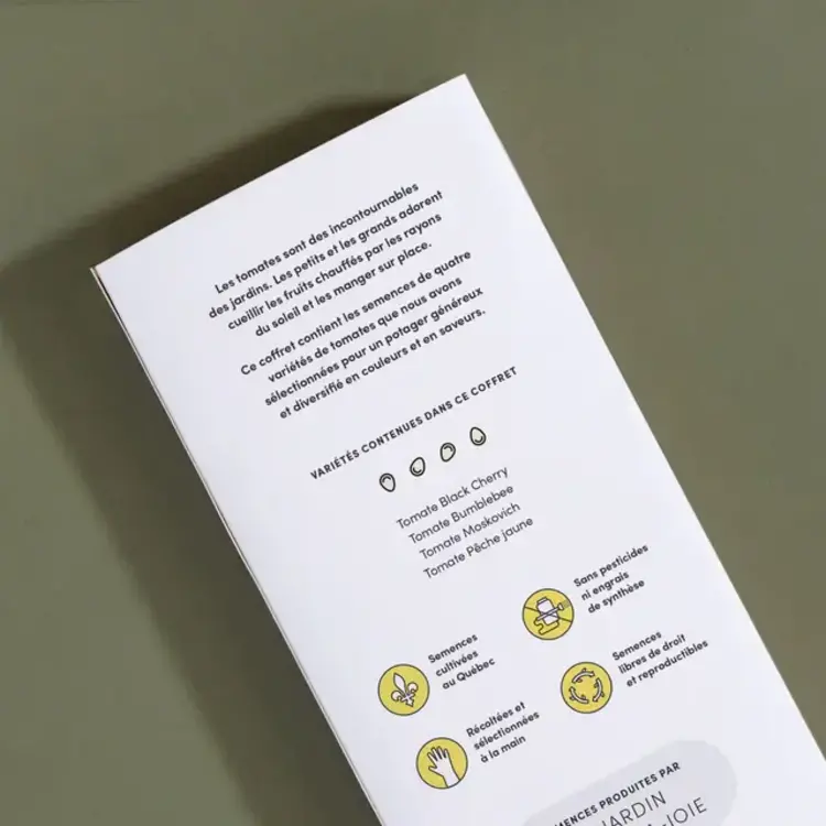 Le nutritionniste urbain Coffret de semences -  La collection de tomates