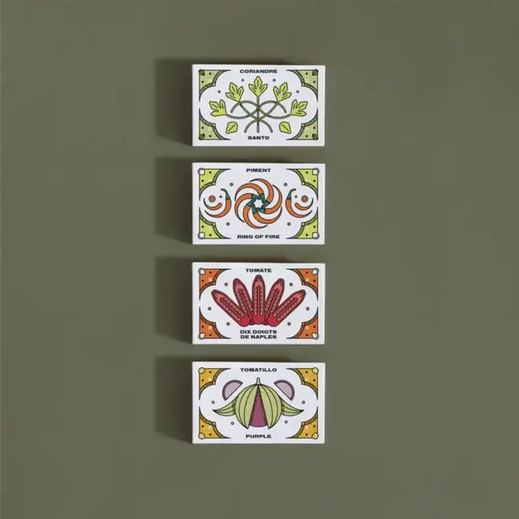 Le nutritionniste urbain Coffret de semences -  Légumes pour cuisiner une salsa maison