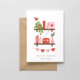 Spaghetti & Meatballs Carte de souhaits - Favorite love story