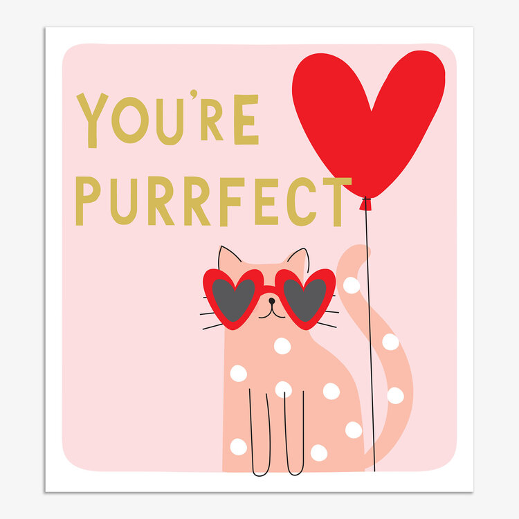 Think Of Me Carte de souhaits - Youre purrfect