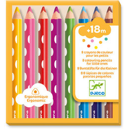 Djeco Crayons de couleur pour les petits (8)
